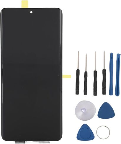 OLED for Edge 50 Ultra, Screen Replacement with Frame for Moto X50 Ultra, LCD Display Digitizer Touch Screen Assembly, Tested Before Shipping in Kuwait