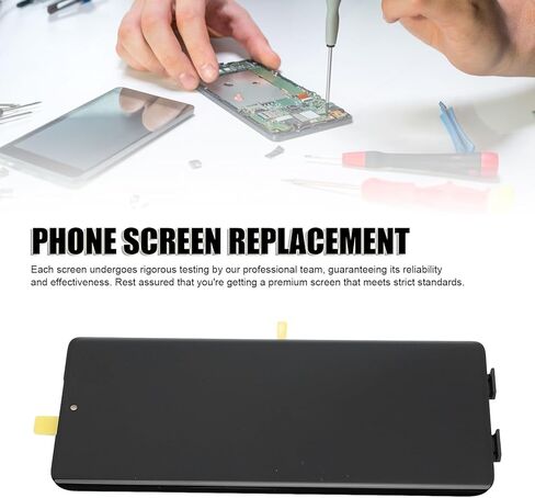 OLED for Edge 50 Ultra, Screen Replacement with Frame for Moto X50 Ultra, LCD Display Digitizer Touch Screen Assembly, Tested Before Shipping in Kuwait