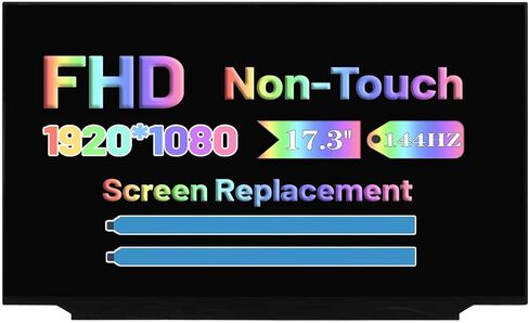 استبدال شاشة 144 هرتز لـ ASUS TUF A17 FX706 FX706H FX706I FX706L FX706HC FX706HE FX706HF FX706HM FX706IC FX706IH FX706II FX706IU FX706LI 17.3 بوصة FullHD 1080P 40 دبابيس لوحة عرض LCD in Kuwait