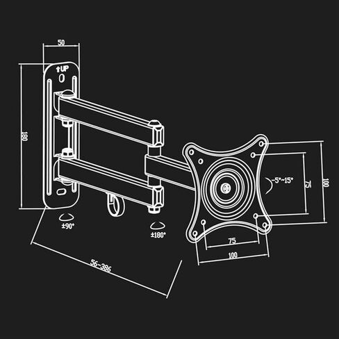 LCD Monitor Bracket Rotating LCD TV Rack Universal TV Rack in Kuwait