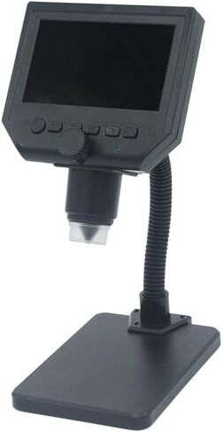 Microscope Accessories Kit G600 Portable LCD Digital Microscope with High Brightness 8 LEDs Microscope Slides in Kuwait