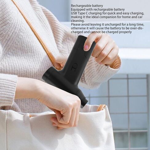Luqeeg Electric Air Duster, Efficient 6 Connectors Compressed Cordless Hand Blower, Keyboard Cleaner | Cleaning Tools | Dust Cleaner for Cleaning Keyboards Cameras Air Beds Boats in Kuwait