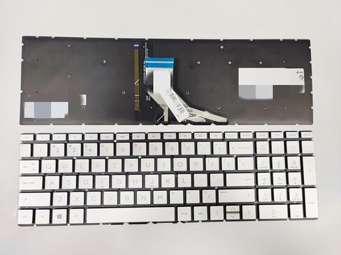 wangpeng® New for HP 15-dy2021nr 15-dy1043dx 15-DY1xxx 15-DY2xxx Backlit Keyboard Silver in Kuwait