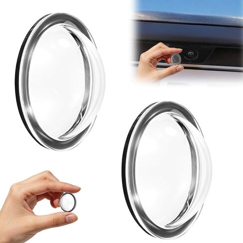 2pcs Car Camera Lens Protector, 360 Degree All-Round Transparent Scratch Resistant & Waterproof HD Car Camera Protective Cover for Most Vehicle in Kuwait