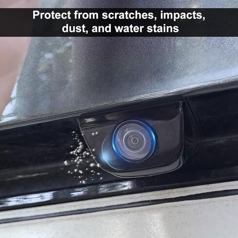 2pcs Car Camera Lens Protector, 360 Degree All-Round Transparent Scratch Resistant & Waterproof HD Car Camera Protective Cover for Most Vehicle in Kuwait