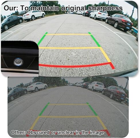 2pcs Car Camera Lens Protector, 360 Degree All-Round Transparent Scratch Resistant & Waterproof HD Car Camera Protective Cover for Most Vehicle in Kuwait