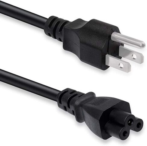 3 Prong AC Laptop Power Cord, 6Ft Universal Power Cable for Dell, HP, LG, Lenovo, Asus, Acer, Toshiba, Sony, Laptops/Notebooks, Monitors, Printers, Scanners NEMA 5-15P to C5 Power Cable in Kuwait