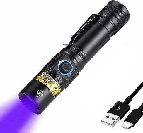 Mini Keychain Flashlights High Lumens, EDC Flashlight Rechargeable with Red UV Blue Light & Tail Magnet, 900 Lumens Led Pocket Small Powerful Flashlights for Camping, Emergencies,Everyday Carry, IP65 in Saudi Arabia