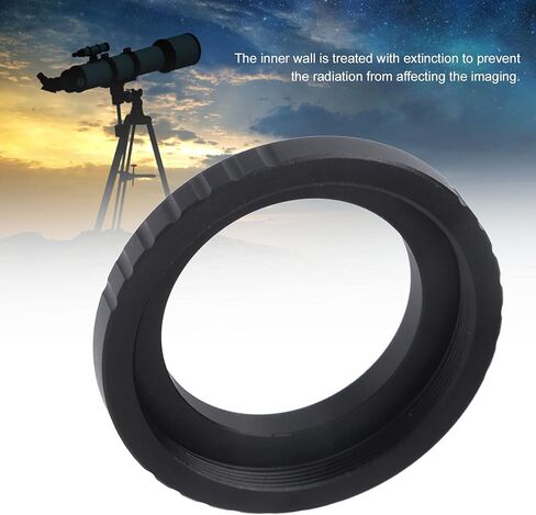 Astronomical Telescope Adapters Ring, Aluminum Alloy Adapters Astronomical Female Thread to M42 X 0.75 T2 Male Thread Telescope Adapters Converter Other Accessories in Kuwait