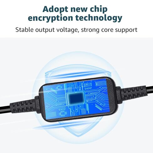 كابل طاقة كاشف الرادار USB-C إلى DC3.5، متوافق مع أجهزة الكشف عن الرادار Cobra RAD 480i,350,380,Uniden DFR1,DFR3,DFR5,Whistler & Radenso in Kuwait
