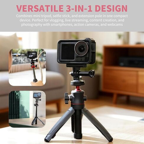 Desktop Mini Tripod, Extendable Stand for Phone and Camera in Kuwait