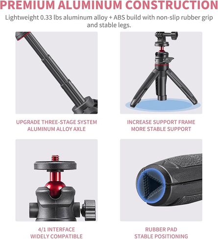 Desktop Mini Tripod, Extendable Stand for Phone and Camera in Kuwait