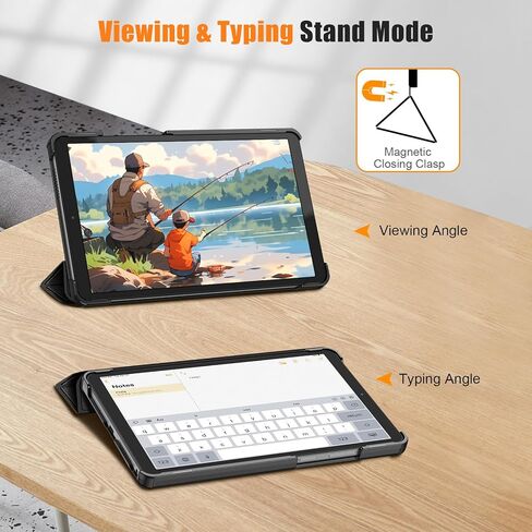 Fintie Case for Lenovo Tab One 8.7 Inch 2025 (TB305XU/TB305FU)/Lenovo K9 8.7" (Nook Reading Tablet 8.7), Lightweight Slim Shell Stand with Auto Sleep/Wake, Black in Kuwait