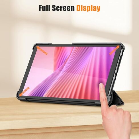 Fintie Case for Lenovo Tab One 8.7 Inch 2025 (TB305XU/TB305FU)/Lenovo K9 8.7" (Nook Reading Tablet 8.7), Lightweight Slim Shell Stand with Auto Sleep/Wake, Black in Kuwait