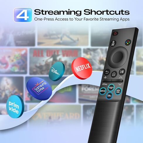 【Pack of 2】 Universal for Samsung TV Remote, Compatible with Samsung Remote Control for Smart TV, BN59-01388A Replacement for CU7000/DU7200, for 2015-2026 Crystal UHD Frame QLED LED HDTV Series TVs in Kuwait