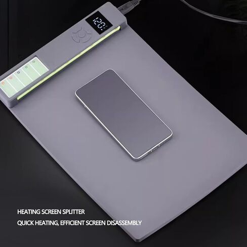 Gugxiom LCD Separator Heating Pad for Phone Tablet Repair, 30-135 Adjustable Preheater with Magnet Tray, Digital Display 300W for Screen Removal (US Plug 110V) in Kuwait