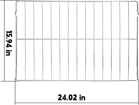 316496201 316496202 Oven Rack Unit 24.2" x 16" for Frigidaire Range Oven - 316496207, 316404501 in Saudi Arabia