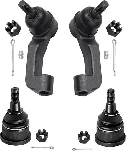 Detroit Axle - مفاصل الكرة الأمامية قضبان الربط لجيب ليبرتي 2005-2007 ، 2 مفاصل الكرة السفلى 2 نهايات قضيب التعادل الخارجي 2006 - مجموعة 4pc in Saudi Arabia