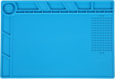 Insulation Silicone Mat, Heat Soldering Repairing Pad, S - 120B 13.4x9.1in - High Temperature Resistance, Non Slip Surface, Ideal for Phone and Computer Repair (S-140) in Kuwait