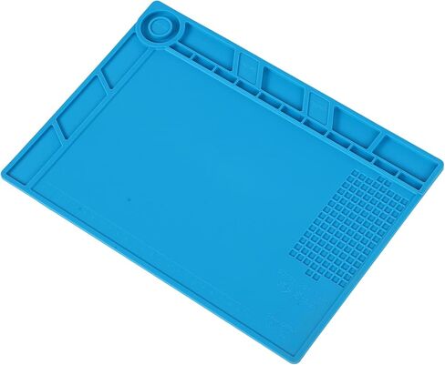 Insulation Silicone Mat, Heat Soldering Repairing Pad, S - 120B 13.4x9.1in - High Temperature Resistance, Non Slip Surface, Ideal for Phone and Computer Repair (S-140) in Kuwait