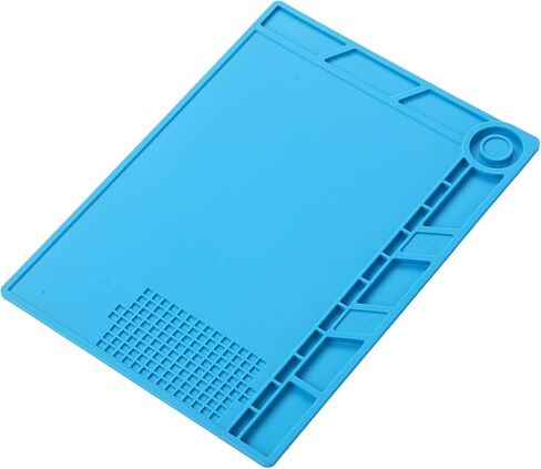 Insulation Silicone Mat, Heat Soldering Repairing Pad, S - 120B 13.4x9.1in - High Temperature Resistance, Non Slip Surface, Ideal for Phone and Computer Repair (S-140) in Kuwait