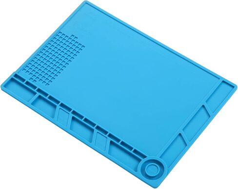 Insulation Silicone Mat, Heat Soldering Repairing Pad, S - 120B 13.4x9.1in - High Temperature Resistance, Non Slip Surface, Ideal for Phone and Computer Repair (S-140) in Kuwait