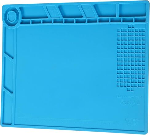 Insulation Silicone Mat, Heat Soldering Repairing Pad, S - 120B 13.4x9.1in - High Temperature Resistance, Non Slip Surface, Ideal for Phone and Computer Repair (S-140) in Kuwait