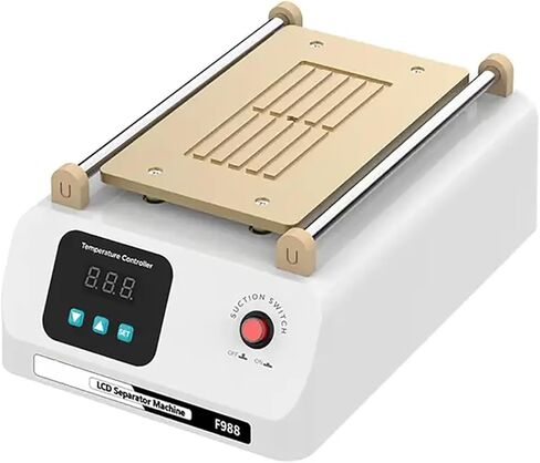 فاصل شاشة LCD رقمي، جهاز فصل شاشة LCD مقاس 8 بوصة مع مضخة مزدوجة مدمجة، شاشة لمس هاتف قابلة للتعديل والفصل لدرجة حرارة 50 درجة مئوية ~ 130 درجة مئوية، لإصلاح الهواتف الذكية in Kuwait