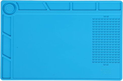 Insulation Silicone Mat, Heat Soldering Repairing Pad, S - 120B 13.4x9.1in - High Temperature Resistance, Non Slip Surface, Ideal for Phone and Computer Repair (S-140) in Kuwait