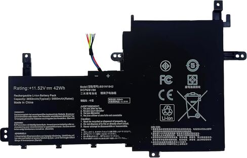 44Wh A41-K56 A31-K56 A32-K56 A42-K56 Laptop Replacement for ASUS K56 K56C K56CA K56CB K56CM S56 S56C S56CA S56CB S56CM R550 R550C R550CA R550CB R552CM(15V 3070mAh) High Performance in Saudi Arabia