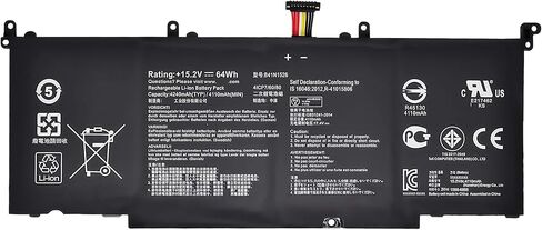 44Wh A41-K56 A31-K56 A32-K56 A42-K56 Laptop Replacement for ASUS K56 K56C K56CA K56CB K56CM S56 S56C S56CA S56CB S56CM R550 R550C R550CA R550CB R552CM(15V 3070mAh) High Performance in Saudi Arabia