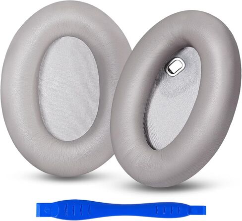 Aurivor Replacement Ear Pads Cushions for Sony XM4 Headphones, WH-1000XM4 Earpads Covers with Soft Protein Leather, Noise Isolation Memory Foam，Added Thickness, Sensor-Compatible Design (Black) in Kuwait