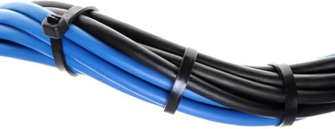 Premium 1000-Pack 12" Inch Black Nylon Zip Ties, 60 lbs, UV Resistant Cable Ties for Indoor & Outdoor in Kuwait