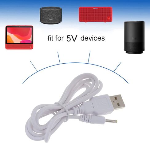 زنبق براون USB إلى 5 فولت كابل شحن الطاقة التوصيل سلك الطاقة لمحبي مصابيح مكتب 5 موصل كابل الطاقة 5 فولت كابل الطاقة USB 2.5 مللي متر in Kuwait
