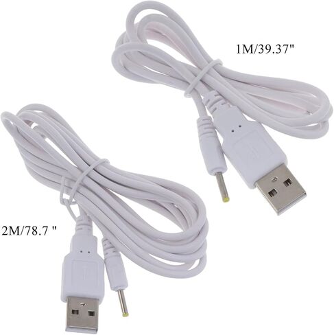 زنبق براون USB إلى 5 فولت كابل شحن الطاقة التوصيل سلك الطاقة لمحبي مصابيح مكتب 5 موصل كابل الطاقة 5 فولت كابل الطاقة USB 2.5 مللي متر in Kuwait