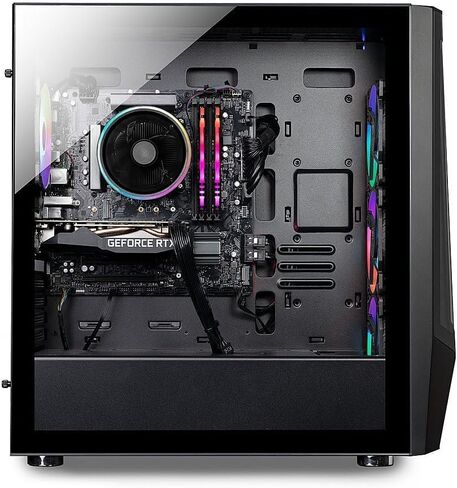 iBUYPOWER TraceMesh 7 Gaming Desktop PC, 14th Gen Intel 20-Core i7-14700F, NVIDIA GeForce RTX 4060, 64GB DDR5 RAM, 4TB SSD, Gaming Keyboard and Mouse, Windows 11 Home in Kuwait