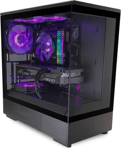 كمبيوتر مكتبي للألعاب Origin، AMD Ryzen 7 8700F 4.1 جيجا هرتز (تعزيز يصل إلى 5.0 جيجا هرتز)، GeForce RTX 5070 12 جيجا GDDR7، 2 تيرابايت NVMe SSD، 32 جيجا بايت DDR5 RAM، P10 Panoramic Case، 5 × ARGB Fans، WiFi 6E، Windows 11 in Kuwait