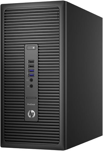 أجهزة الكمبيوتر المكتبية HP ProDesk 600 G2 Mini Tower، Core i5-6500 3.2 جيجا هرتز، حتى 3.6 جيجا هرتز، ذاكرة الوصول العشوائي 8 جيجا، 256 جيجا SSD، WiFi، BT، VGA، منفذ العرض، Windows 11 Pro (متجدد) in Kuwait
