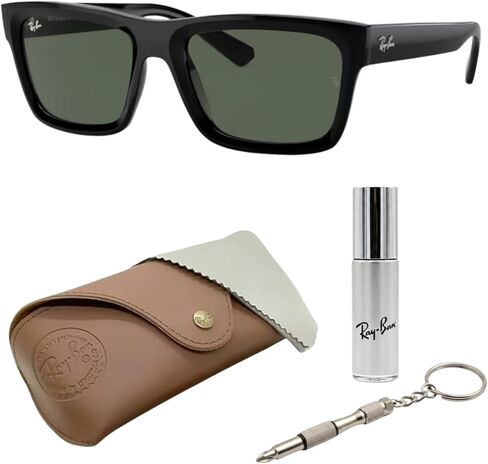 Ray-Ban RB4396 WARREN BIO RESTANGLE SUSTANGES Sunglasse مع حزمة مجموعة النظارات الرسمية in Saudi Arabia