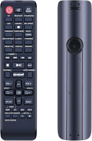 AH59-02694A جهاز تحكم عن بعد بديل متوافق مع نظام ستيريو Samsung Giga Book-Shelf MX-JS9500 MX-JS9000 MX-JS8000 MX-JS5000 Sub AH59-02694B AH59-02694D in Kuwait