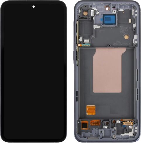 (OLED) قطعة بديلة للشاشة لهاتف Samsung Galaxy A55 5G SM-A556B SM-A556W SM-A556U SM-A556V SM-A556E 6.6 بوصة مجموعة رقمية تعمل باللمس مع إطار أسود (إصدار الولايات المتحدة) in Kuwait