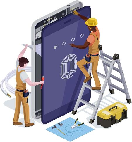 شاشة LCD تعمل باللمس محول الأرقام الجمعية لاستبدال شاشة LCD Vortex ZG65 Pro 6.5" in Kuwait