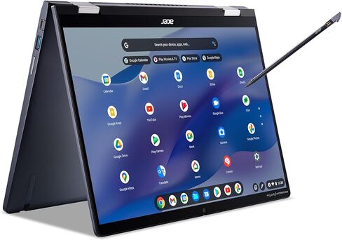 Acer - Chromebook Spin 714 Laptop - 14.0" 2-in-1 Touchscreen - Intel Evo Core i5 – 8GB – 256GB SSD - Slate Blue Gorilla Glass with Built-in Tablet Pen in Saudi Arabia