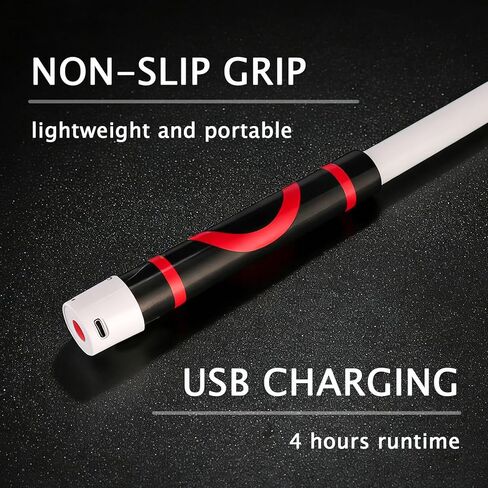 Bendable LED Flashlight Stick, 30'' Rechargeable Flexible LED Work Light, High Lumen and 3 Brightness Modes, Led Work Light for Car Repairs, Inspections in Tight Spaces in Kuwait