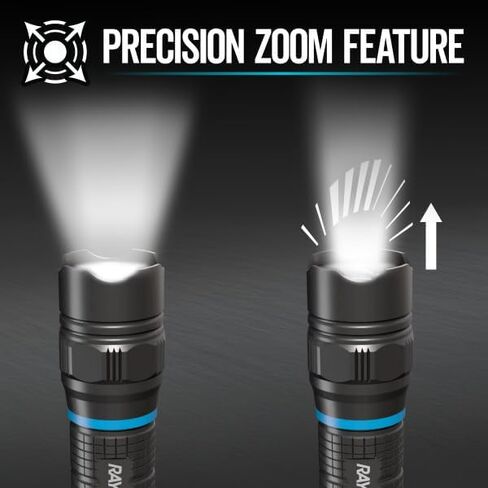 Energizer Rayovac T2000 Tactical LED Flashlights, 400 Lumens (3 Pack), Small Tactical Flashlights Ideal for Everyday Carry, Camping, Work, and Emergencies (Batteries not Included) in Kuwait