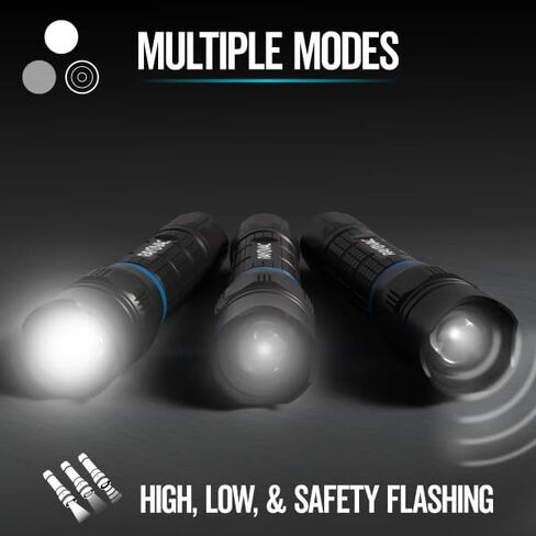 Energizer Rayovac T2000 Tactical LED Flashlights, 400 Lumens (3 Pack), Small Tactical Flashlights Ideal for Everyday Carry, Camping, Work, and Emergencies (Batteries not Included) in Kuwait