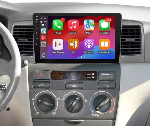 Leadfan Fast Boot Linux Car Stereo for Toyota Corolla 2003 2004 2005 2006 2007 2008, 9Inch IPS Touchscreen for Corolla Car Radio with Carplay Android Auto Mirror Link Backup Camera SWC in Kuwait