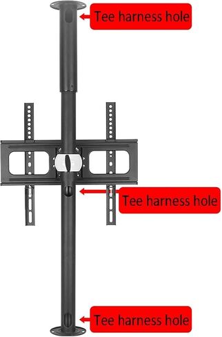 Adjustable TV Wall Mount Bracket 360° Rotatable Monitor Arm for 32-55 Inch LCD TV Cold Rolled Steel Multi-Height Sturdy Adjustable TV Stand 86-114cm in Kuwait