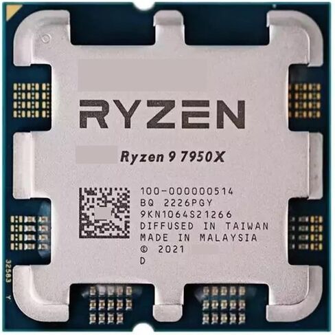 معالج Zen وحدة المعالجة المركزية R 9 7950X 4.5 جيجا هرتز 16-Core 32-Thread 5NM Radeon RDNA 2 L3=64M 100-000000514 مقبس AM5 in Kuwait