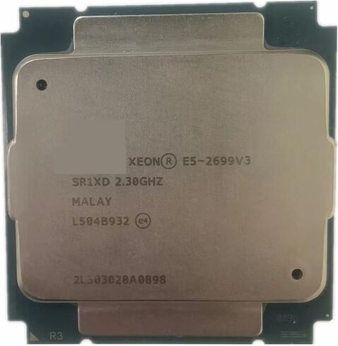 معالج وحدة المعالجة المركزية Xeon E5-2699 V3 E5 2699v3 2699 2.3 جيجا هرتز 18-Core 36-Thread 45MB 145W LGA 2011-3 in Kuwait